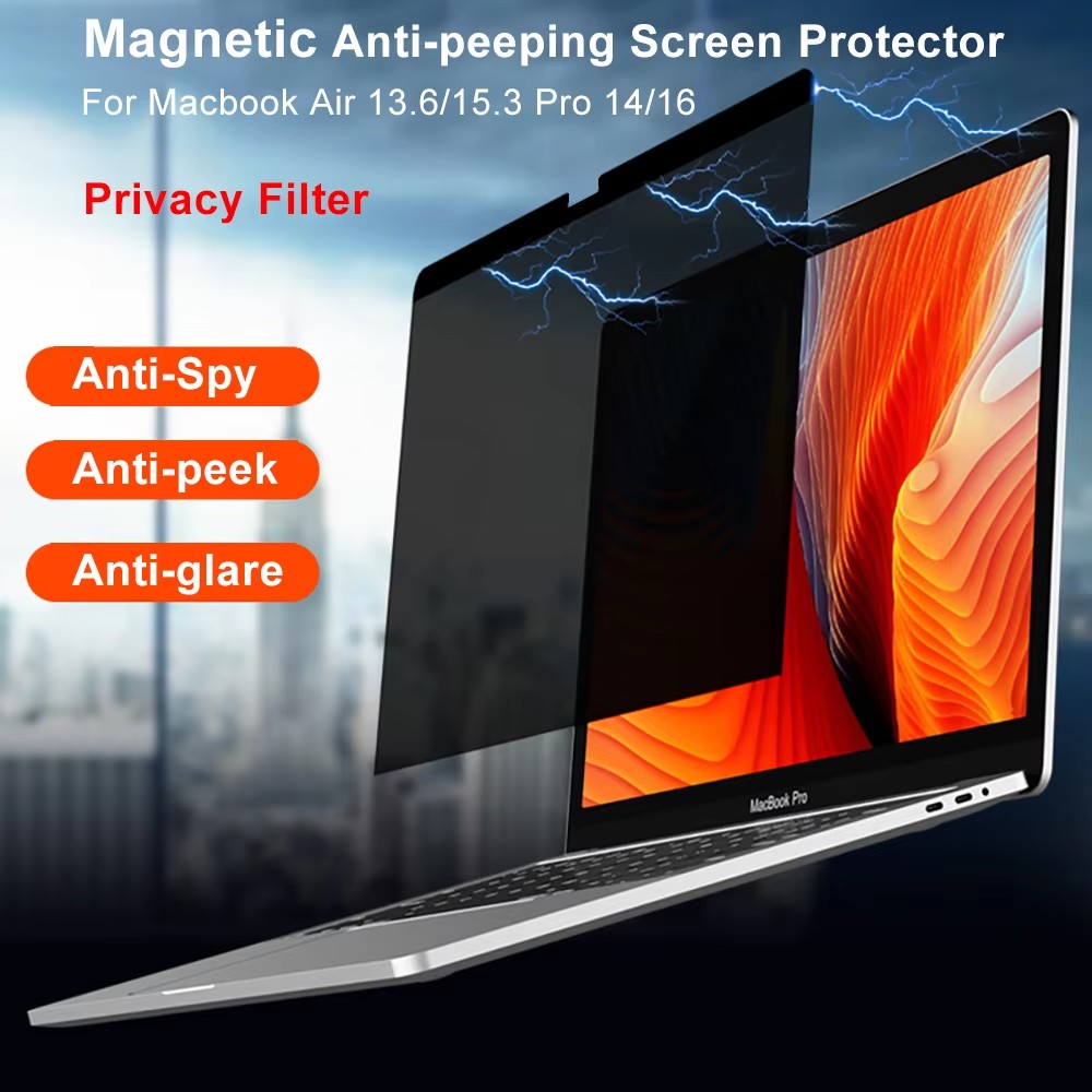 Monitor Privacy Screen - Magnetic Anti Spy Film For Mac