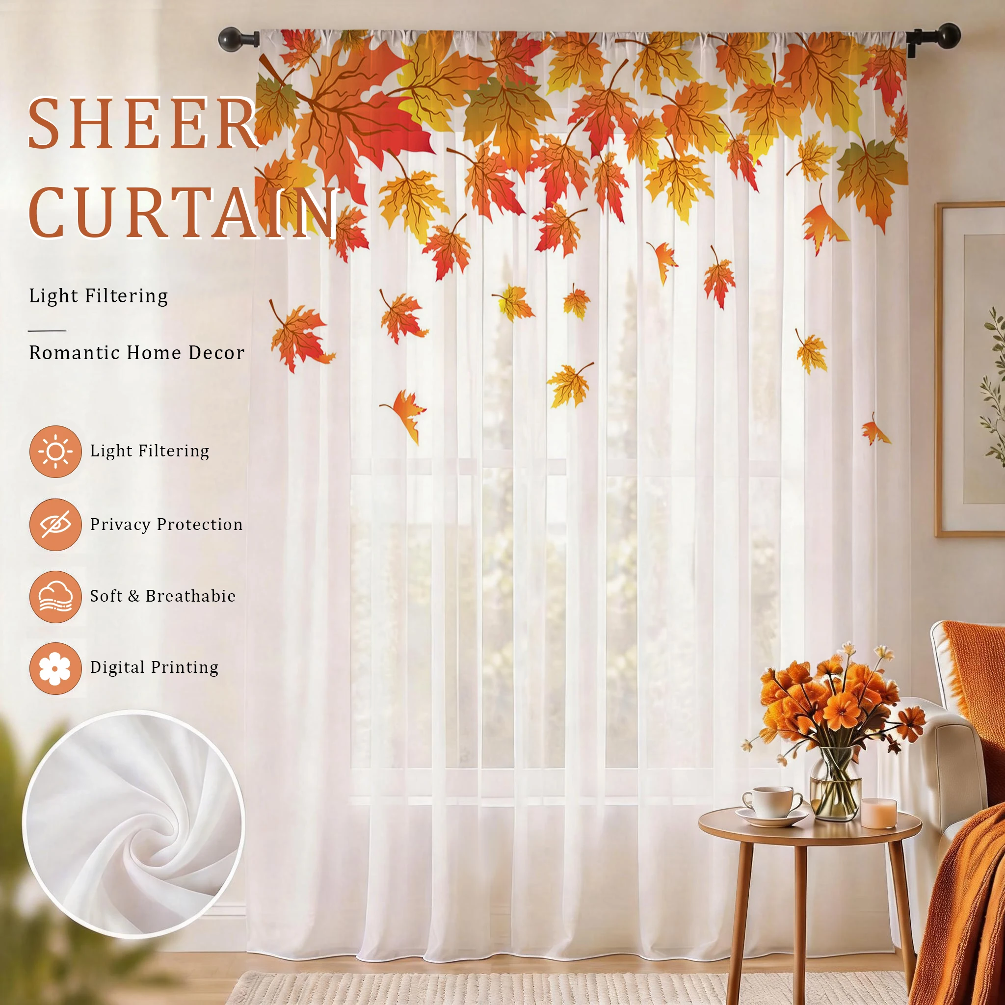 Maple leaf Modern Gradient She - Home Office Youtube recension och pris