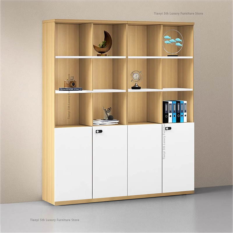 Modern Solid Wood Office File  - Home Office Background recension och pris