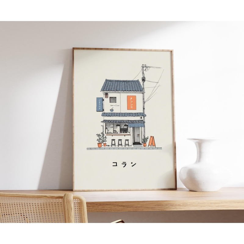 1pc Japanese Ramen Shop Canvas - Home Office Youtube recension och pris