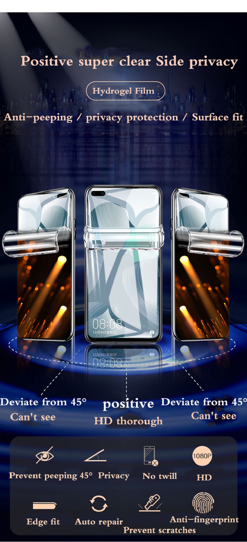 Honor200 Privacy Unlock Screen - Monitor Privacy Screen recension och pris