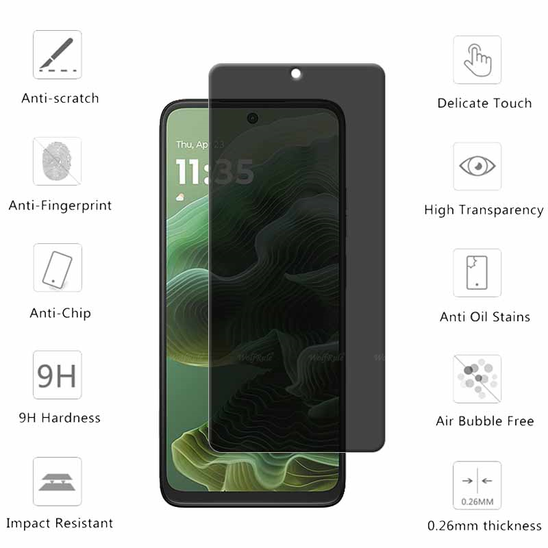1/2/3/4Pcs For Moto G35 Glass  - Monitor Privacy Screen recension och pris