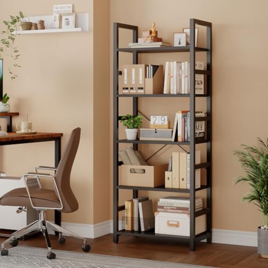 5-Tier Bookshelf, Modern Tall  - Home Office Room recension och pris