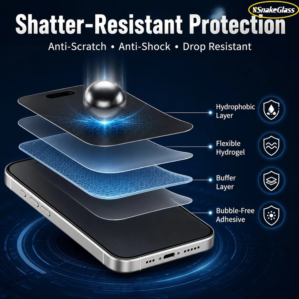 3PCS Matte Privacy Hydrogel Fi - Monitor Privacy Screen recension och pris