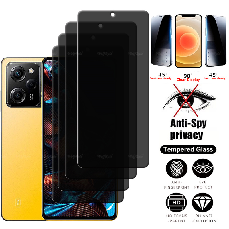 4Pcs For Poco X5 Pro Glass Xia - Monitor Privacy Screen recension och pris