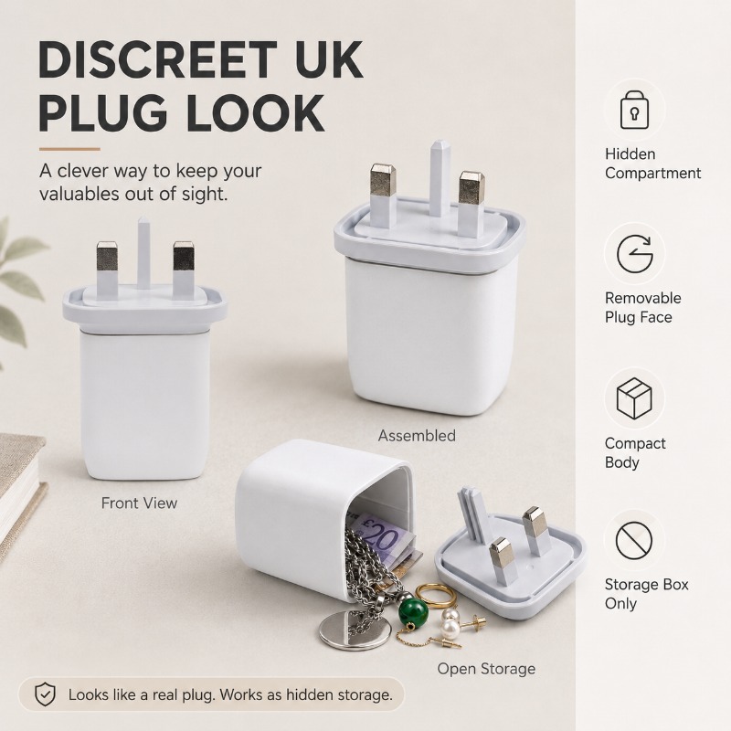 Discreet UK Plug Style Stash B - Home Office Of Uk recension och pris