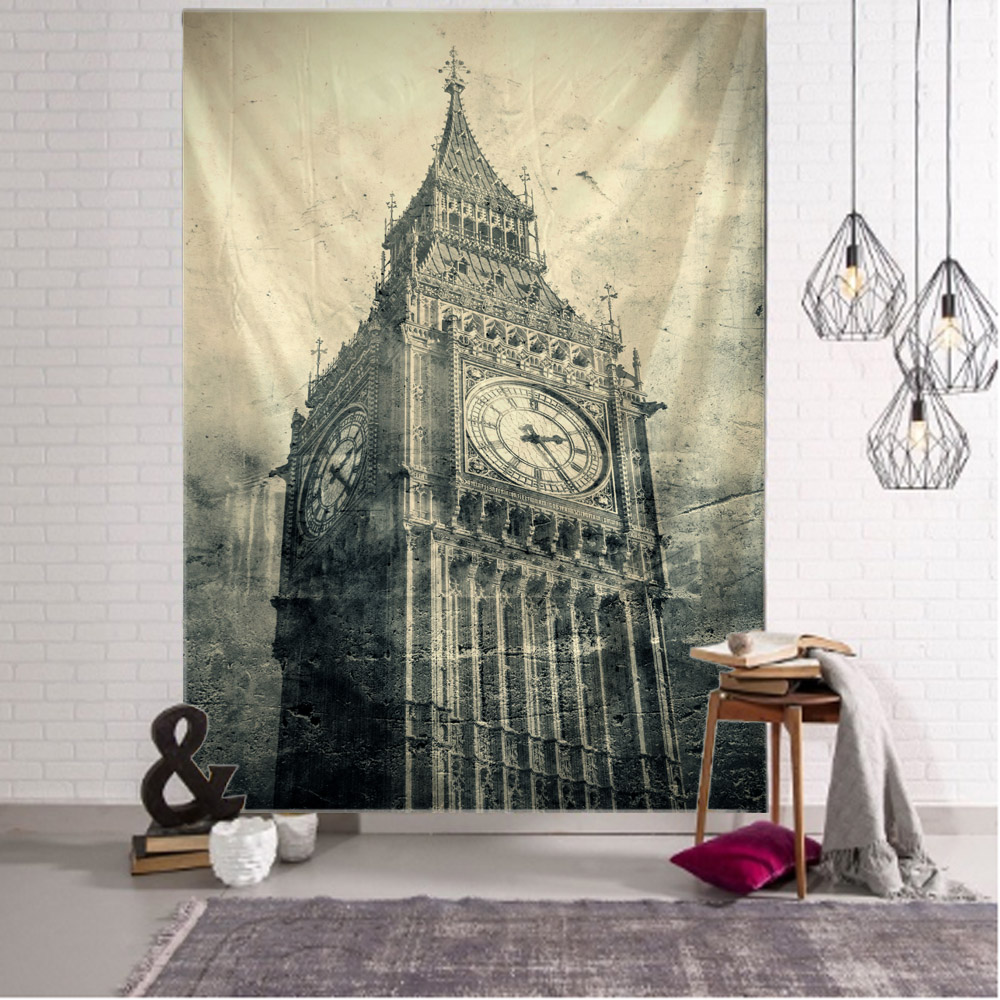Paris Tower Tapestry, Retro La - Home Office Background recension och pris