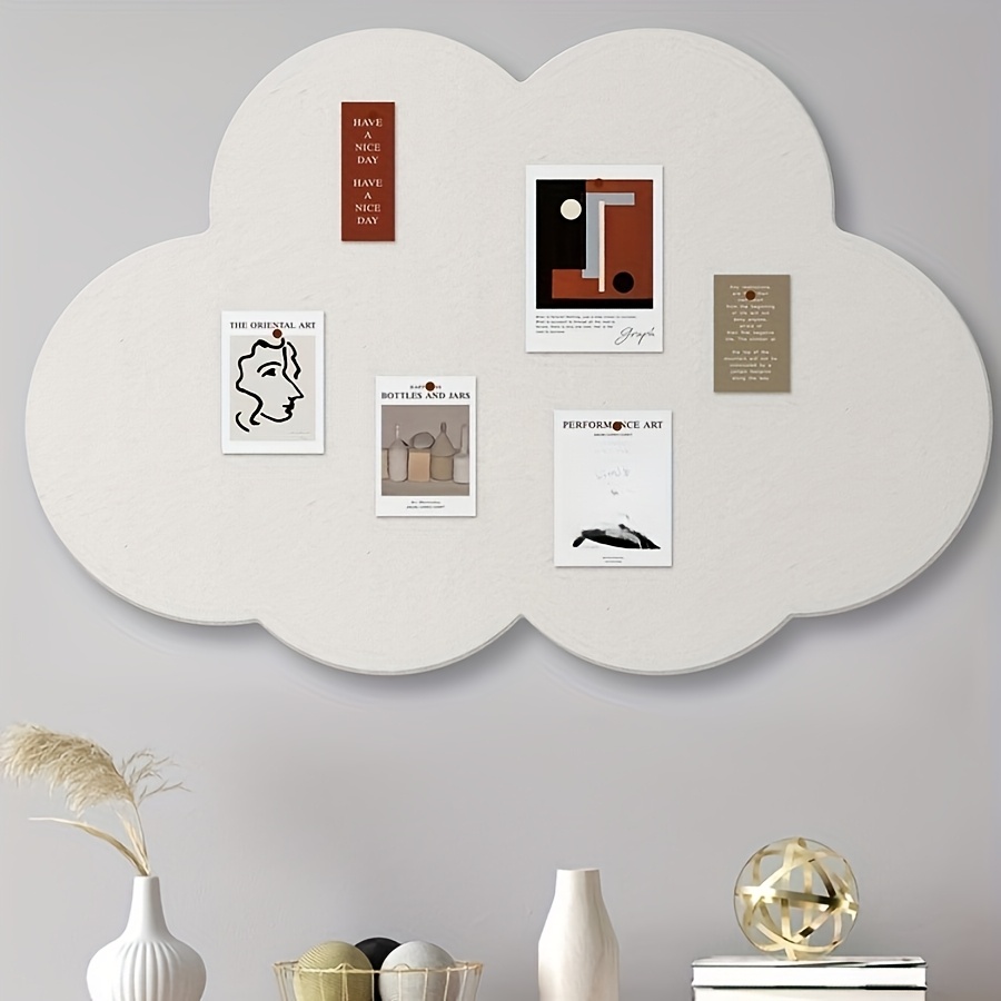 Cloud Shaped Felt Board Decora - Home Office Background recension och pris