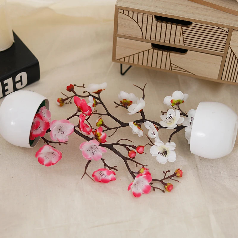 Simulation Plum Flower Pot Pla - Home Office Background recension och pris